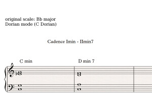 Dorian cadence 1