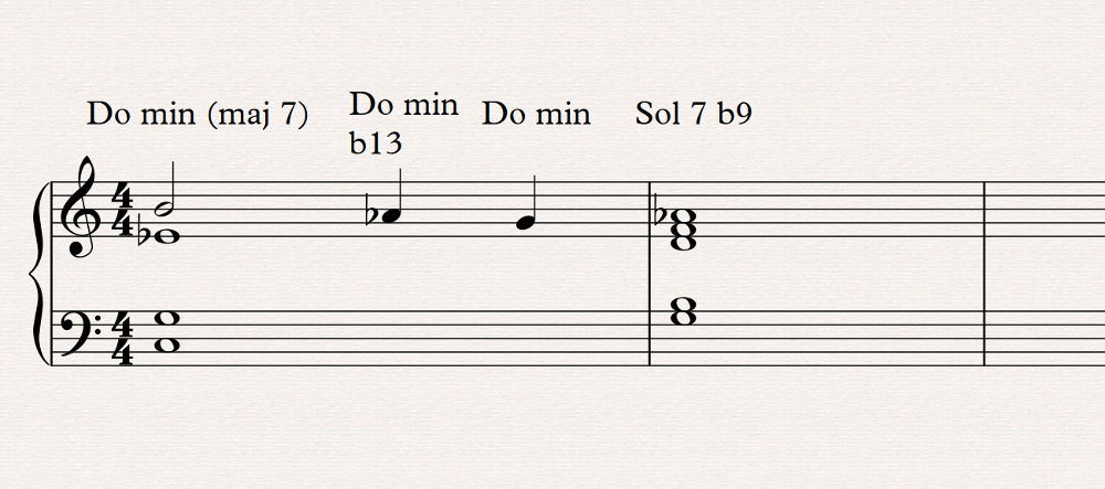 Th&eacute;orie musicale : exemples eolien becarre 7