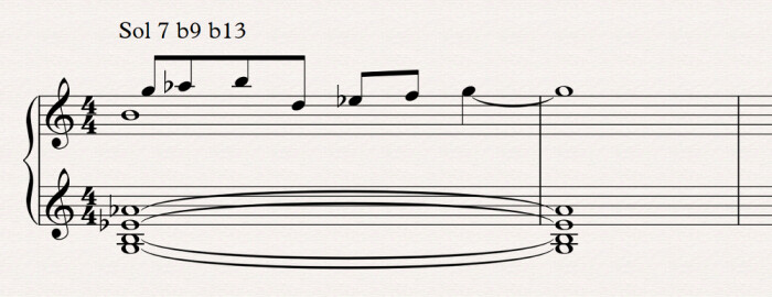 Théorie musicale : 02 exemple phrygien bécarre 3 Théorie musicale : 02 exemple phrygien bécarre 3