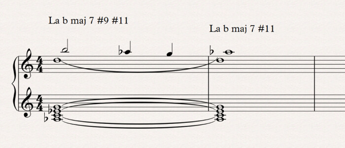 Théorie musicale : 08 exemple lydien #2 Théorie musicale : 08 exemple lydien #2