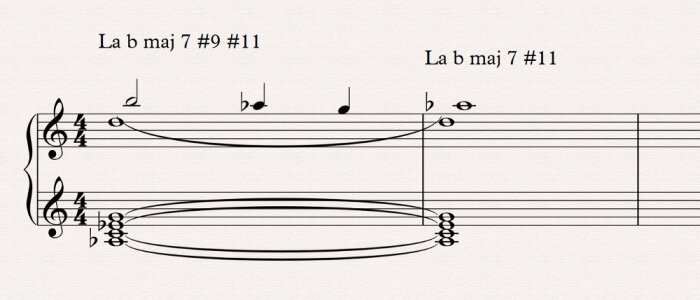 Théorie musicale : 08 exemple lydien #2 Théorie musicale : 08 exemple lydien #2