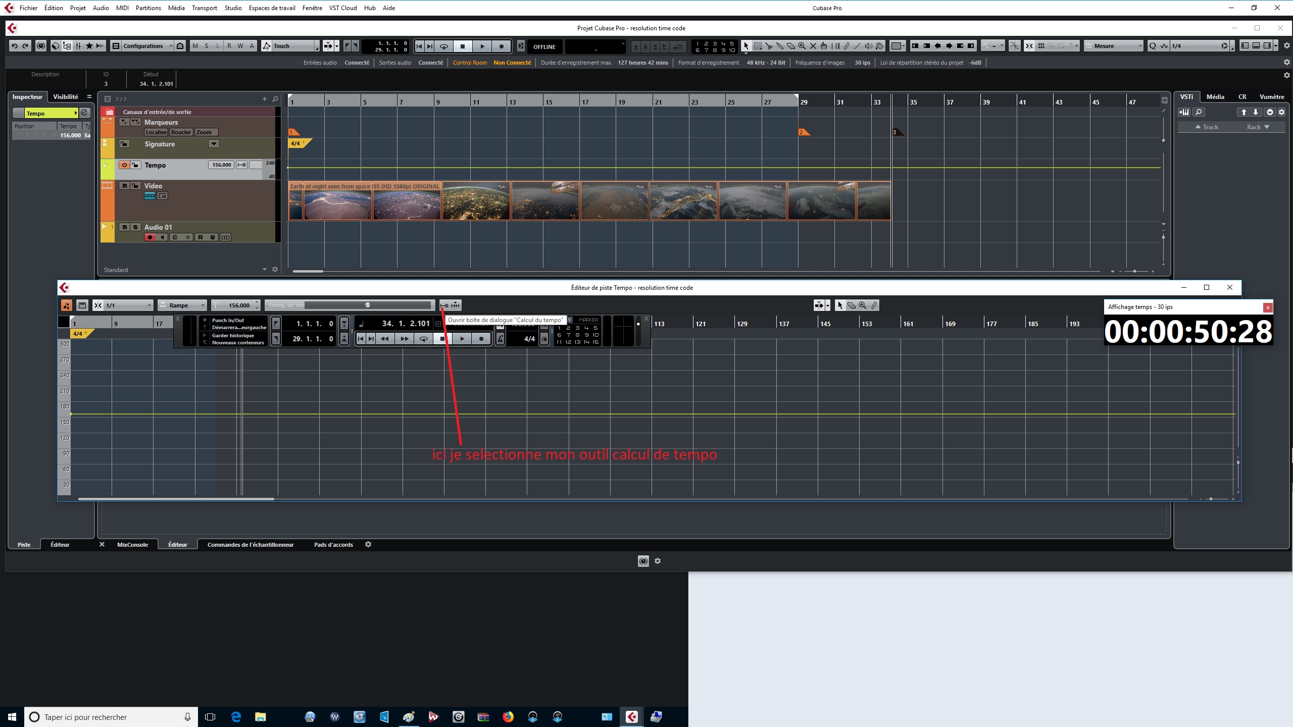 04 slection de l outil calcul du tempo