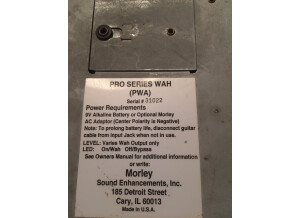 Morley Pro Series Wah Volume (21192)