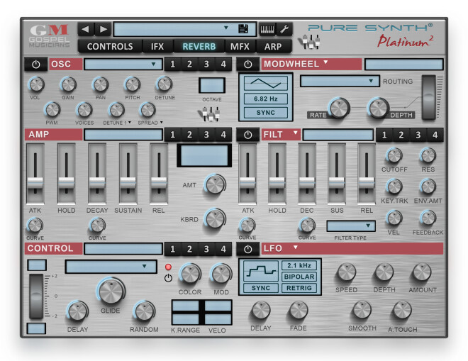 PUure Synth 2 GUI