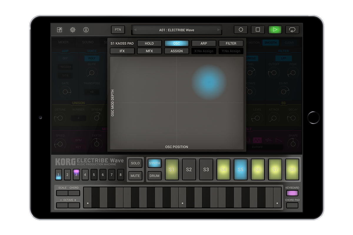 Korg Electribe Wave Kaoss Pad