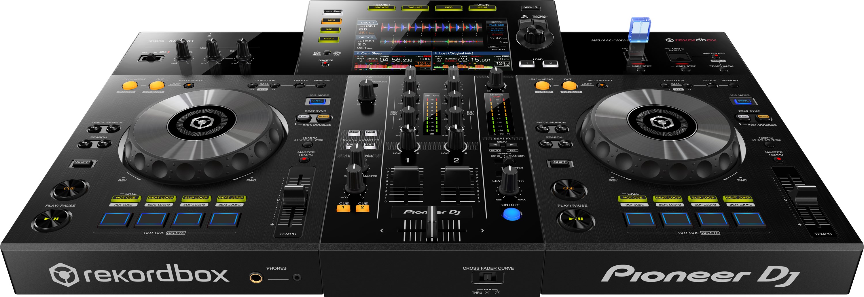 xdj rr front angle usb