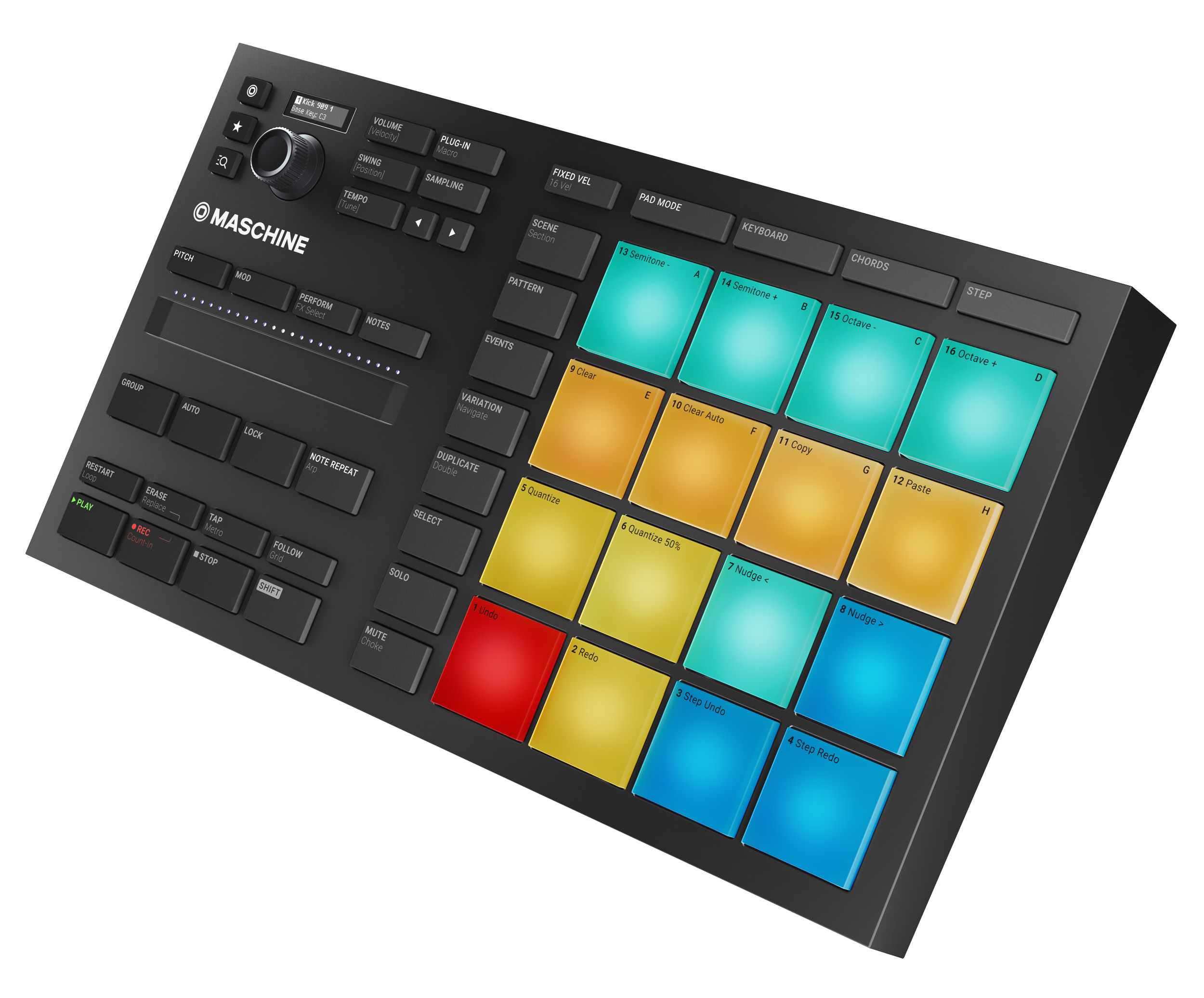 Native Instruments Maschine Mikro mk3 : NI MASCHINE MIKRO MK3 Rendering 08