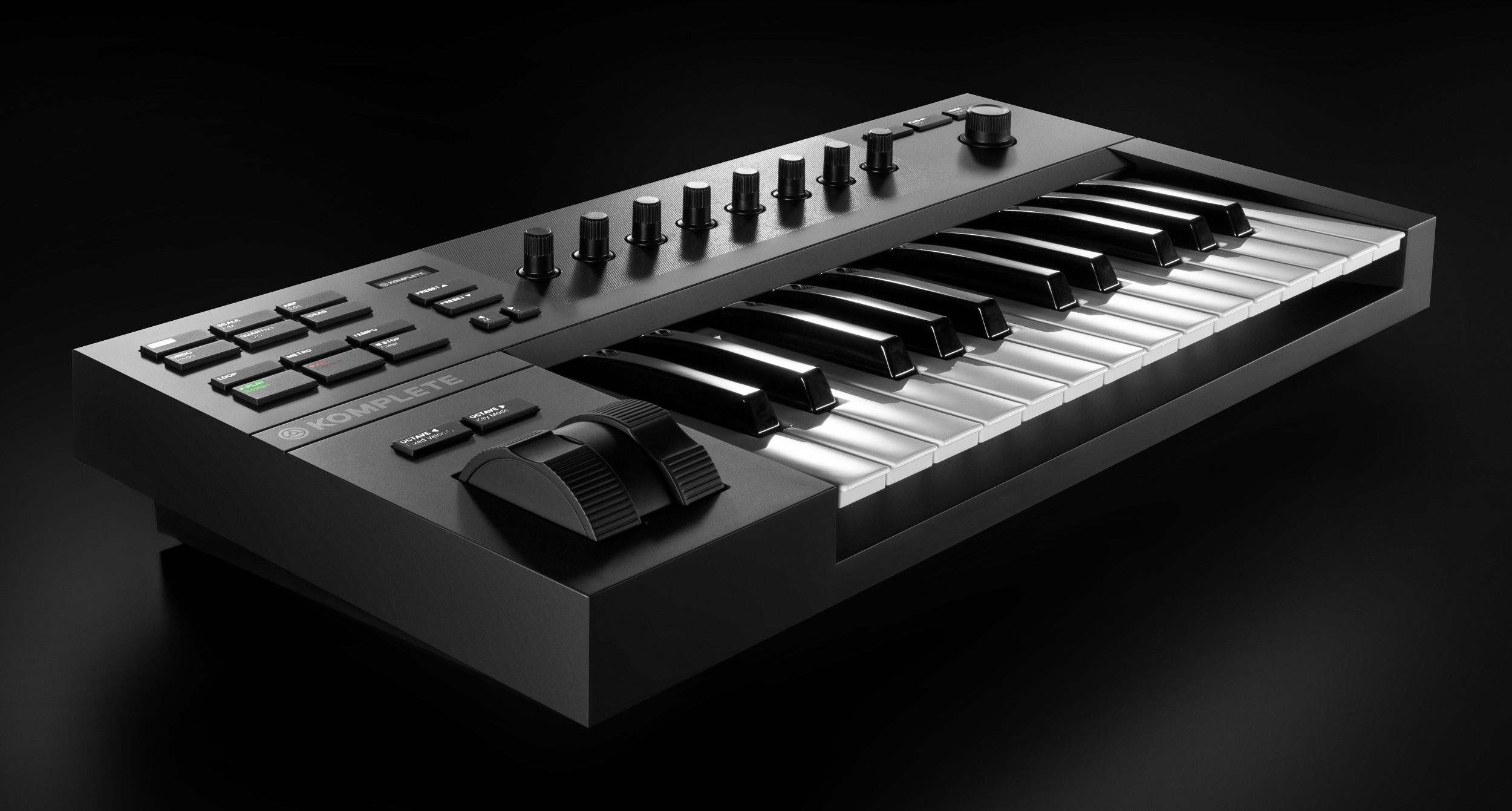 Native Instruments Komplete Kontrol A25 : KOMPLETE KONTROL A25 side left