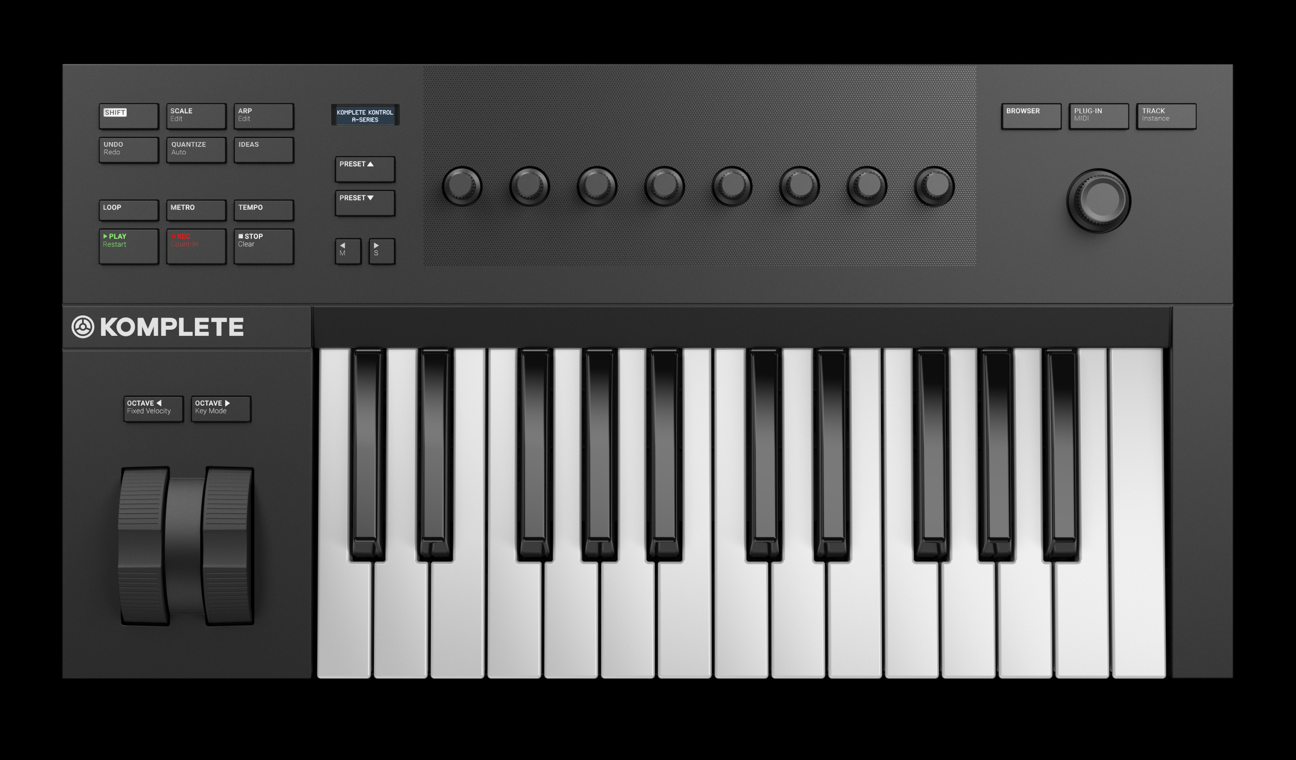 Native Instruments Komplete Kontrol A25 : KOMPLETE KONTROL A25 topview