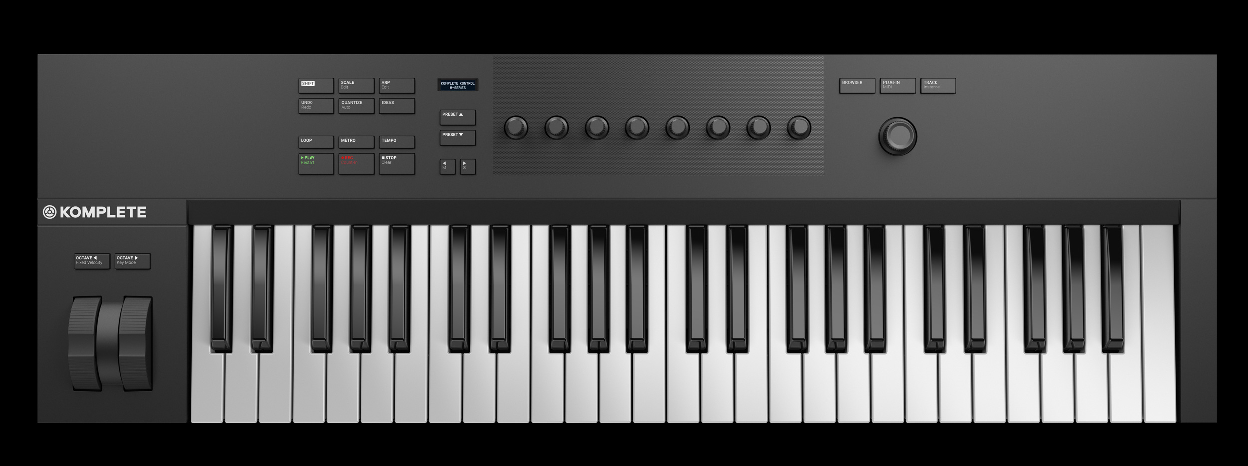 Native Instruments Komplete Kontrol A49 : KOMPLETE KONTROL A49 topview
