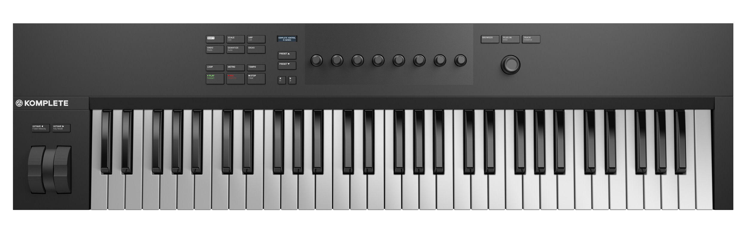 Native Instruments Komplete Kontrol A61 : KOMPLETE KONTROL A61 topview