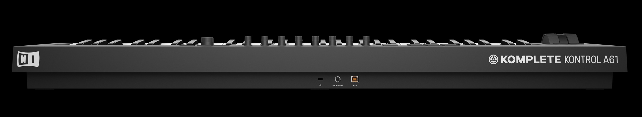 Native Instruments Komplete Kontrol A61 : KOMPLETE KONTROL A61 backview