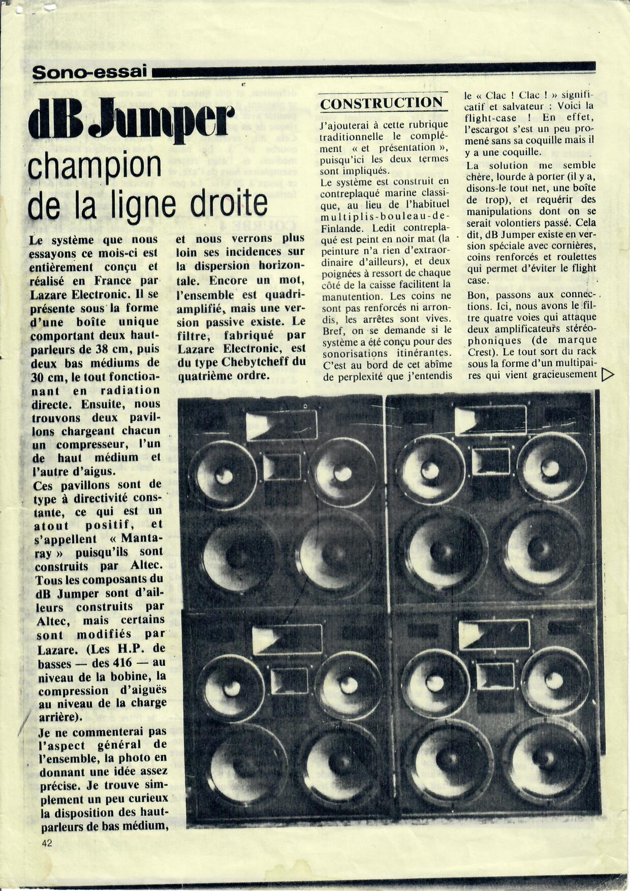 Lazare Electronic DBJUMPER