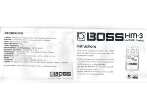 Boss HM-3 Hyper Metal (25380)