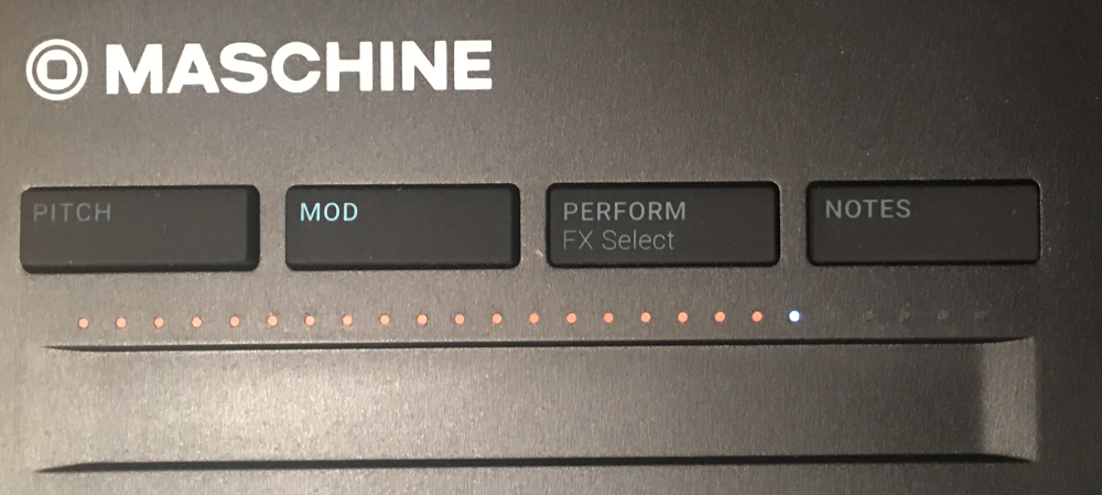 Native Instruments Maschine Mikro mk3 : touch-strip