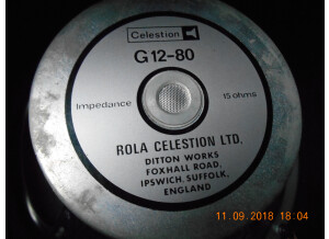 Celestion G12H Rola & Pre-Rola (3637)