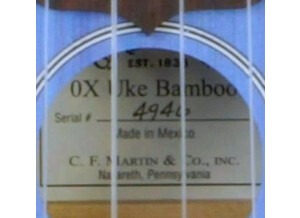 Martin & Co 0X Uke Bamboo