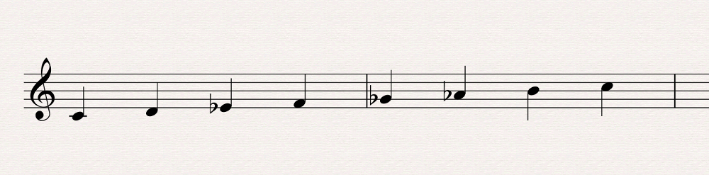 02 locrien b&eacute;carre 9 harmonique