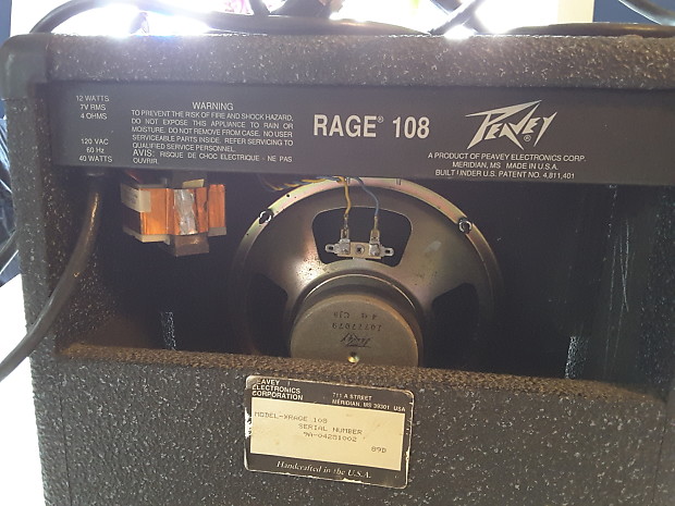 Photos et images Peavey Rage 108 - Audiofanzine
