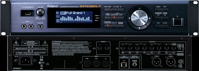 Roland Integra-7 (Front+Back) LR