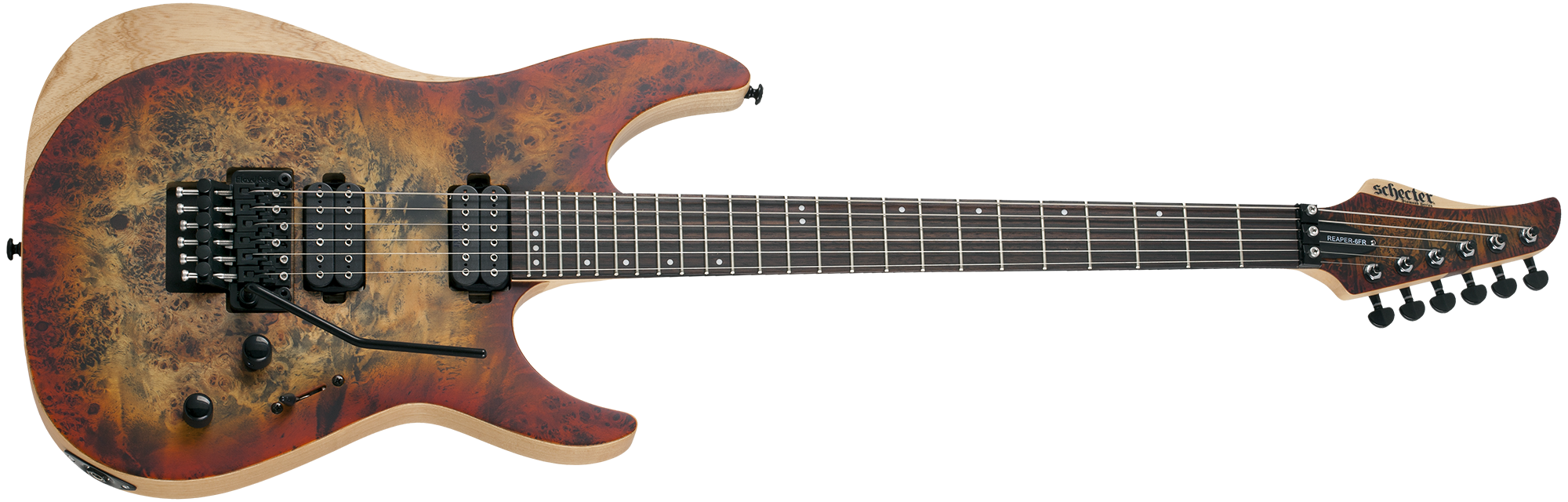 Schecter Reaper-6 FR : REAPER-6 FR INFERNOBURST TILT