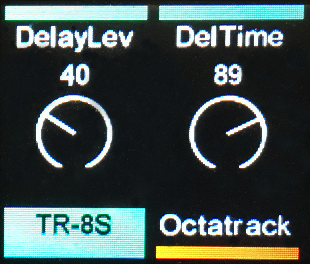 Novation 61 SL MkIII : screenknobs