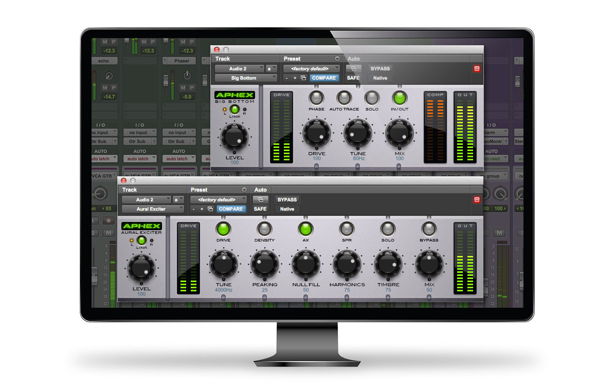 Vends Avid Aphex Aural Exciter and Big Bottom Pro Bundle