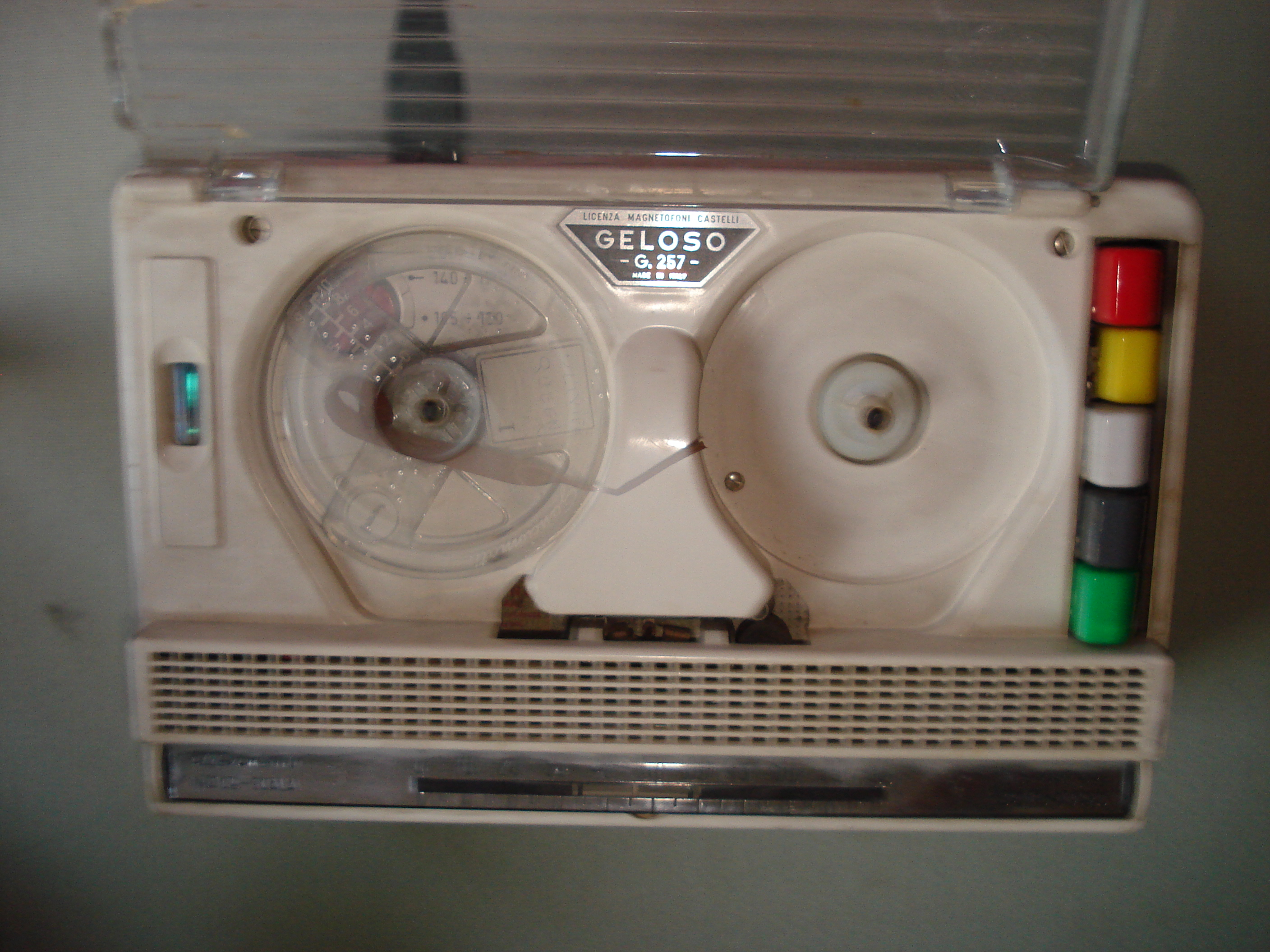 MAGNÉTOPHONE / RECORDER GELOSO G 257 A BANDE - VINTAGE