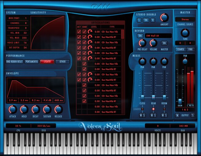 Voices of Soul GUI Voices of Soul GUI