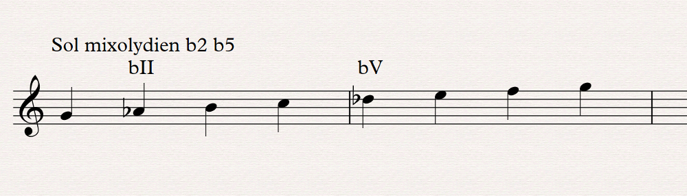 10 mixolydien b2 b5