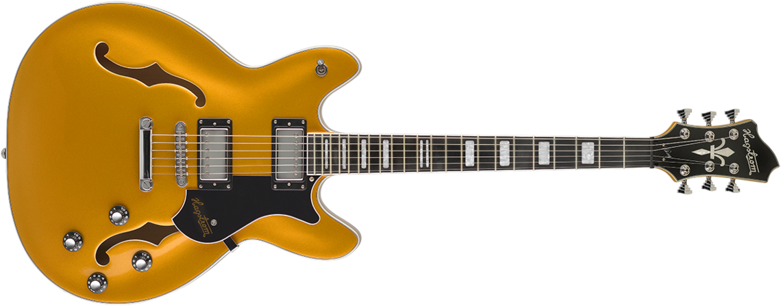 Hagstrom Justin York Viking Gold Top : Viking Gold Top