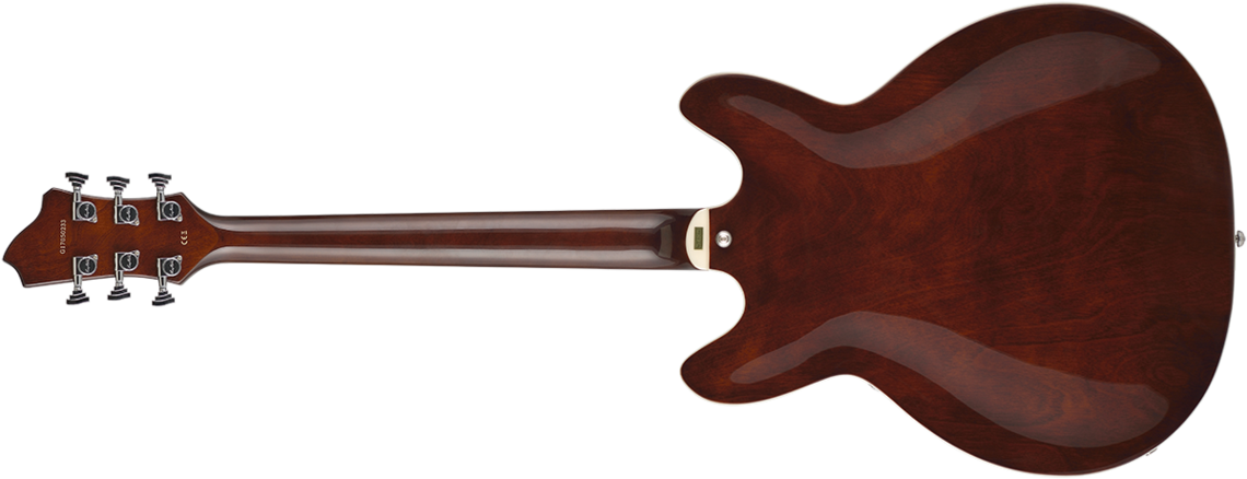 Hagstrom Justin York Super Viking Trans Brown : Super Viking Trans Brown Rear