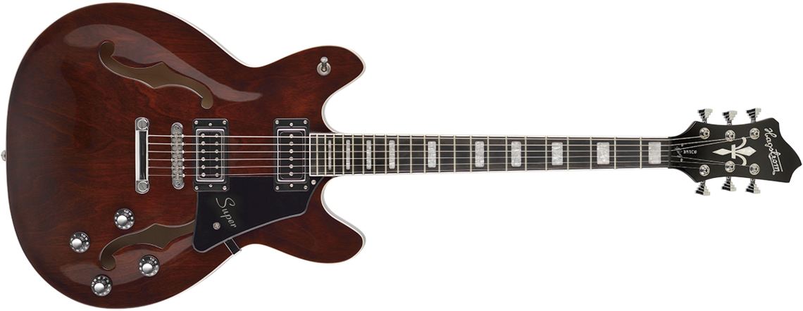 Hagstrom Justin York Super Viking Trans Brown : Super Viking Trans Brown