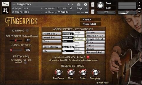 Fingerpick Settings Fingerpick Settings