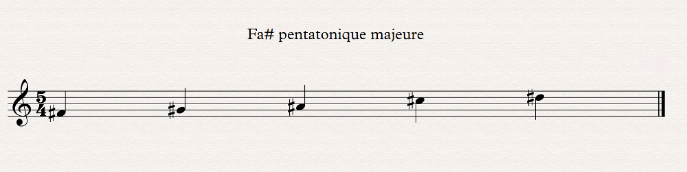 02 pentatonique majeure