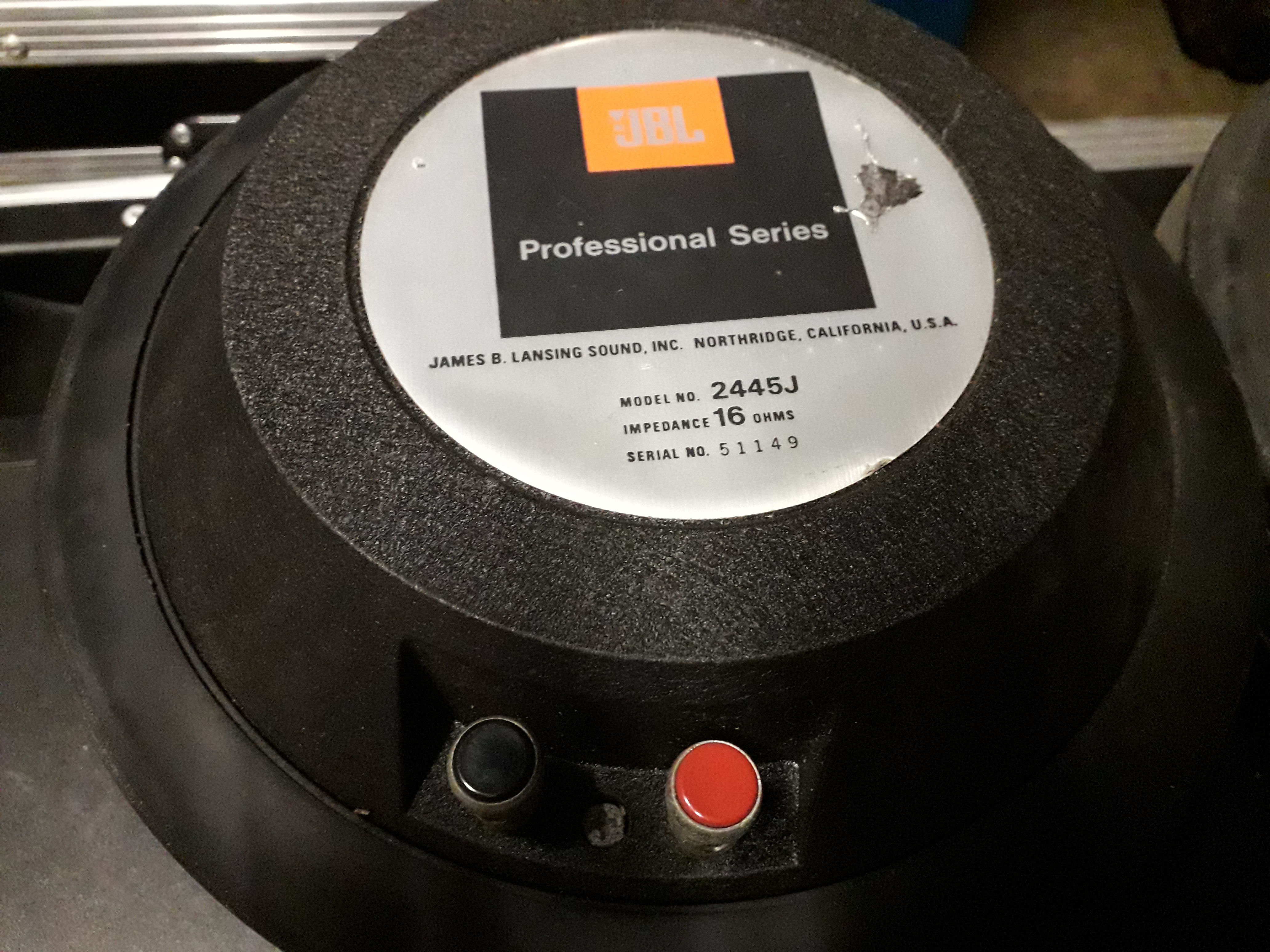 JBL Professional Series 2445 Jスピーカー 1 ) JBL, Professional Series, 2445J, 16 Ohm, Compression