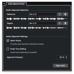 Cubase 10_Audio Alignment Cubase 10_Audio Alignment