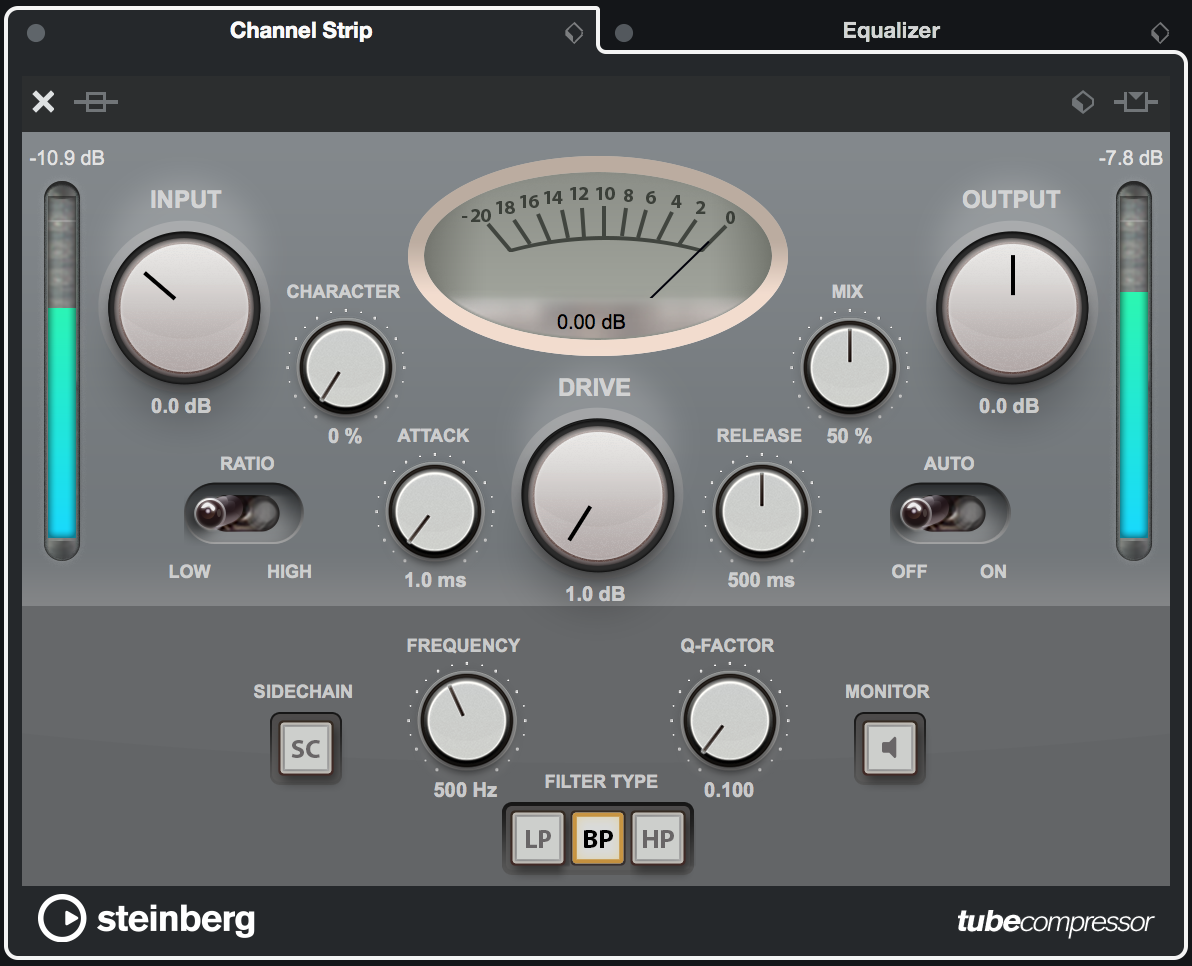 Cubase 10_Channel Strip Tube