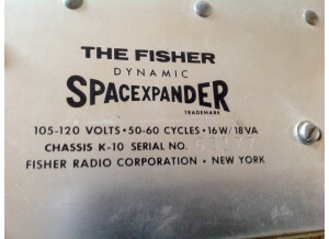 Fisher SpaceXpander K10 (24808)