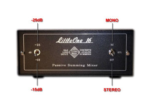 VintageMaker Passive Summing Mixer LittleOne 16x2 VARIABLE HEADROOM (55312)