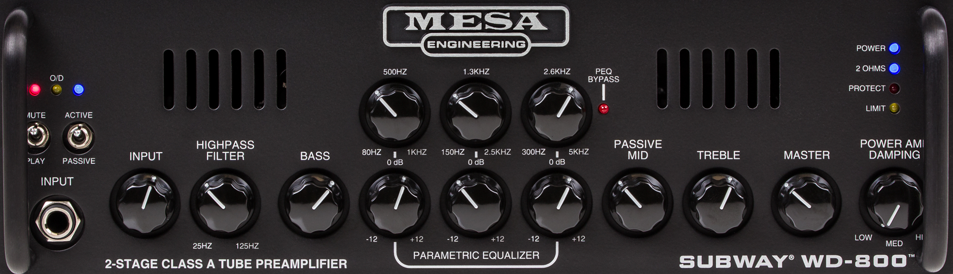 Mesa Boogie Subway WD-800 : subway_wd-800-front-panel