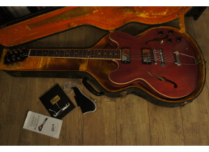 Gibson ES-335 Dot Satin Custom Shop - Red (17303)