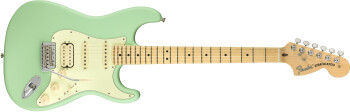 Fender American Performer Stratocaster HSS : American Performer Stratocaster HSS Satin Surf Green