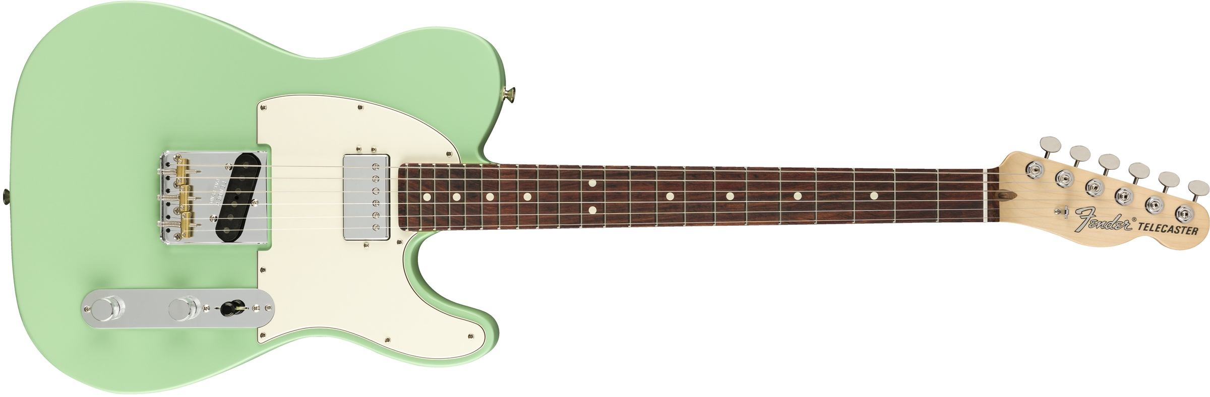 Fender American Performer Telecaster Hum : American Performer Tele Hum Satin Surf Green
