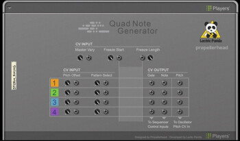 PropellerHead Quad Note Generator : PropellerHead Quad Note Generator (99335) PropellerHead Quad Note Generator : PropellerHead Quad Note Generator (99335)