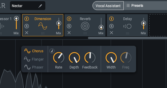 iZotope Nectar 3 : Dimension