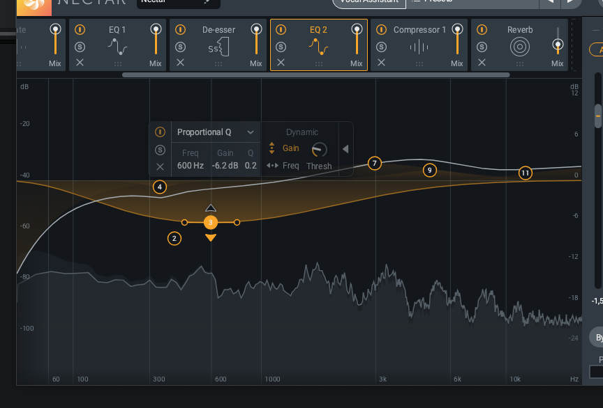 iZotope Nectar 3 : dyneq