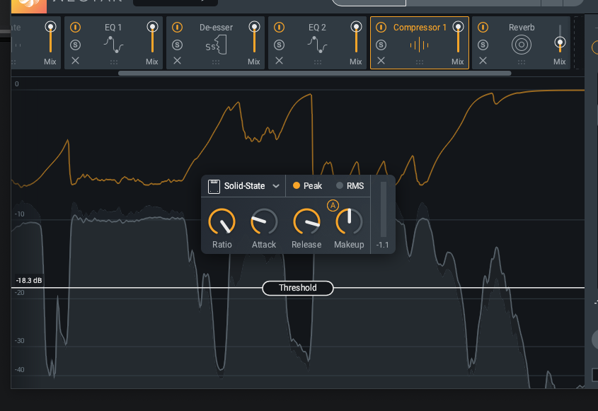 iZotope Nectar 3 : comp