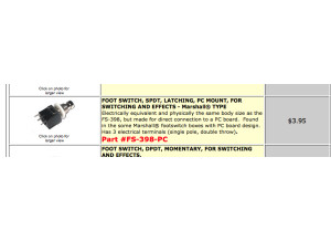 Marshall PEDL10021 TSL 5-way Footcontroller (97911)