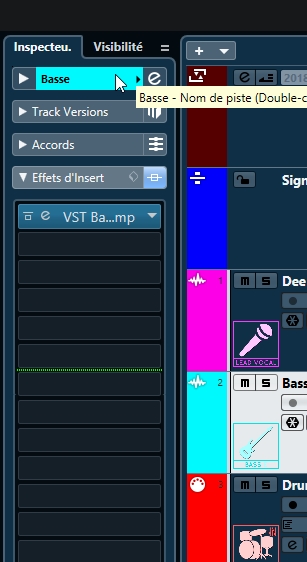 Cubase 10 - Couleurs de pistes à la volée.JPG